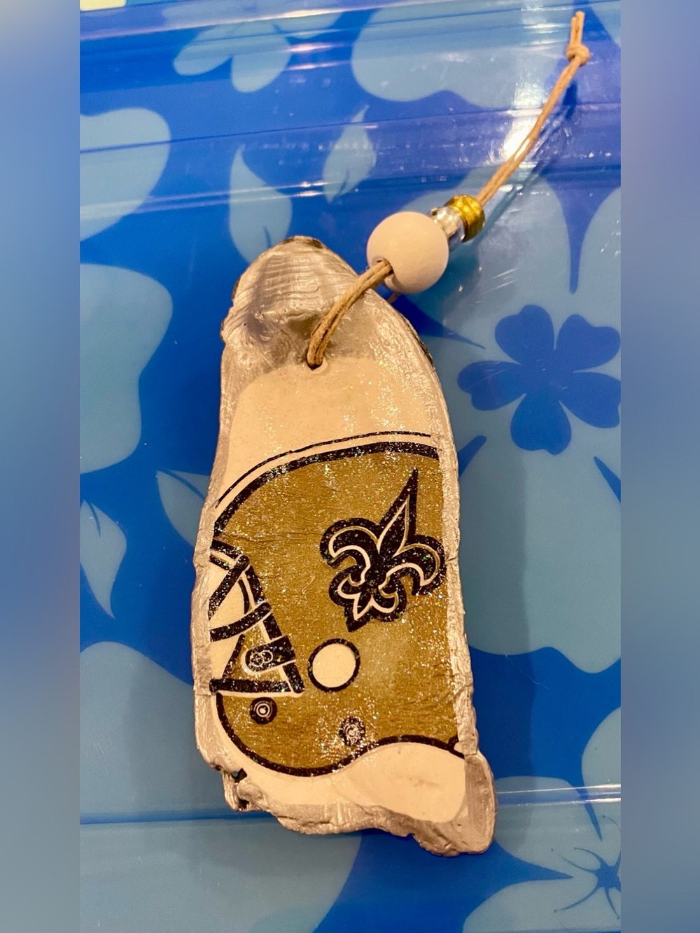 New Orleans Saints Christmas ornament